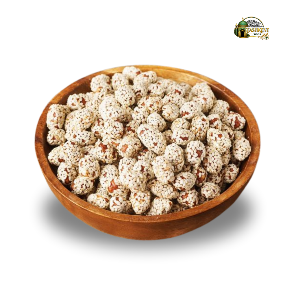 Uzbek Sesame-Coated Peanuts – Crunchy & Savory (0.50 Lb)