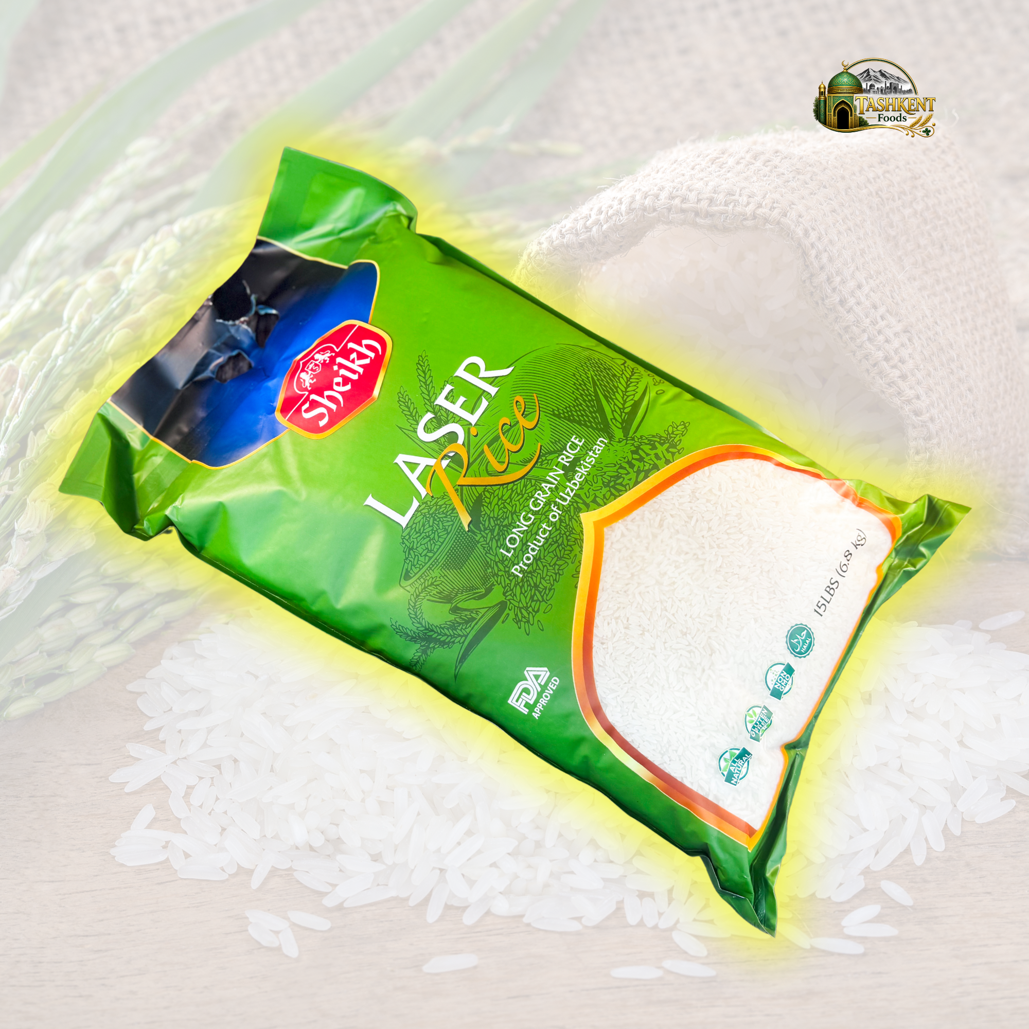 Laser Long-Grain Rice (15 LB)